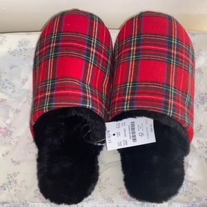 J. Crew Tartan Slipper